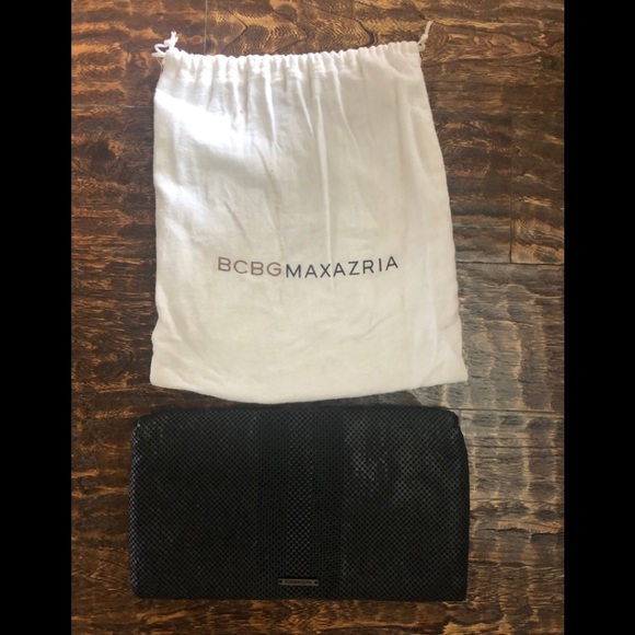 BCBGMaxAzria Black Mesh Clutch (EUC) - Picture 7 of 8